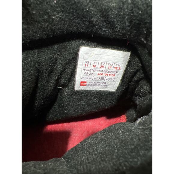 The North Face Chilkat Waterproof Boots Black/Brown Kids Size 11 - Picture 10 of 11